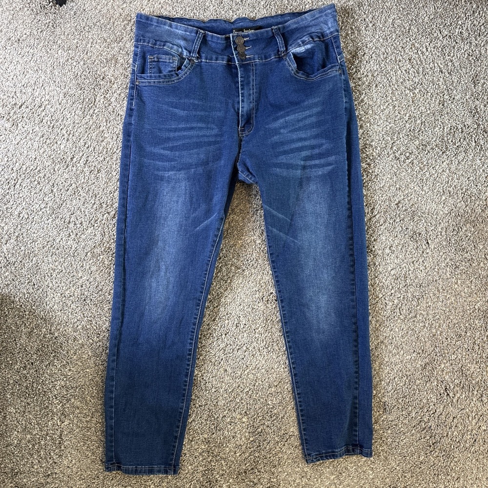 Emme Jordan Denim Women's Jeans Medium Wash Size 16